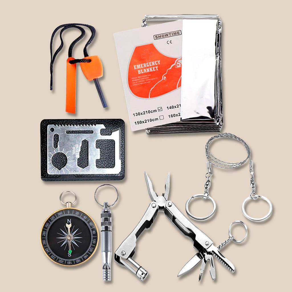 Kit compacto de supervivencia y autorrescate