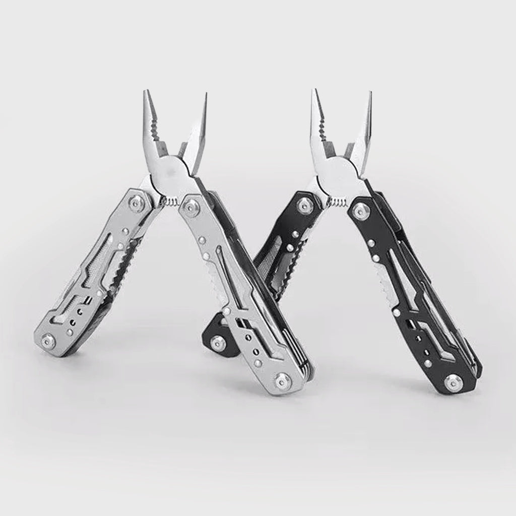 Alicate Multifuncional para Emergências Dobrável em Aço Inoxidável