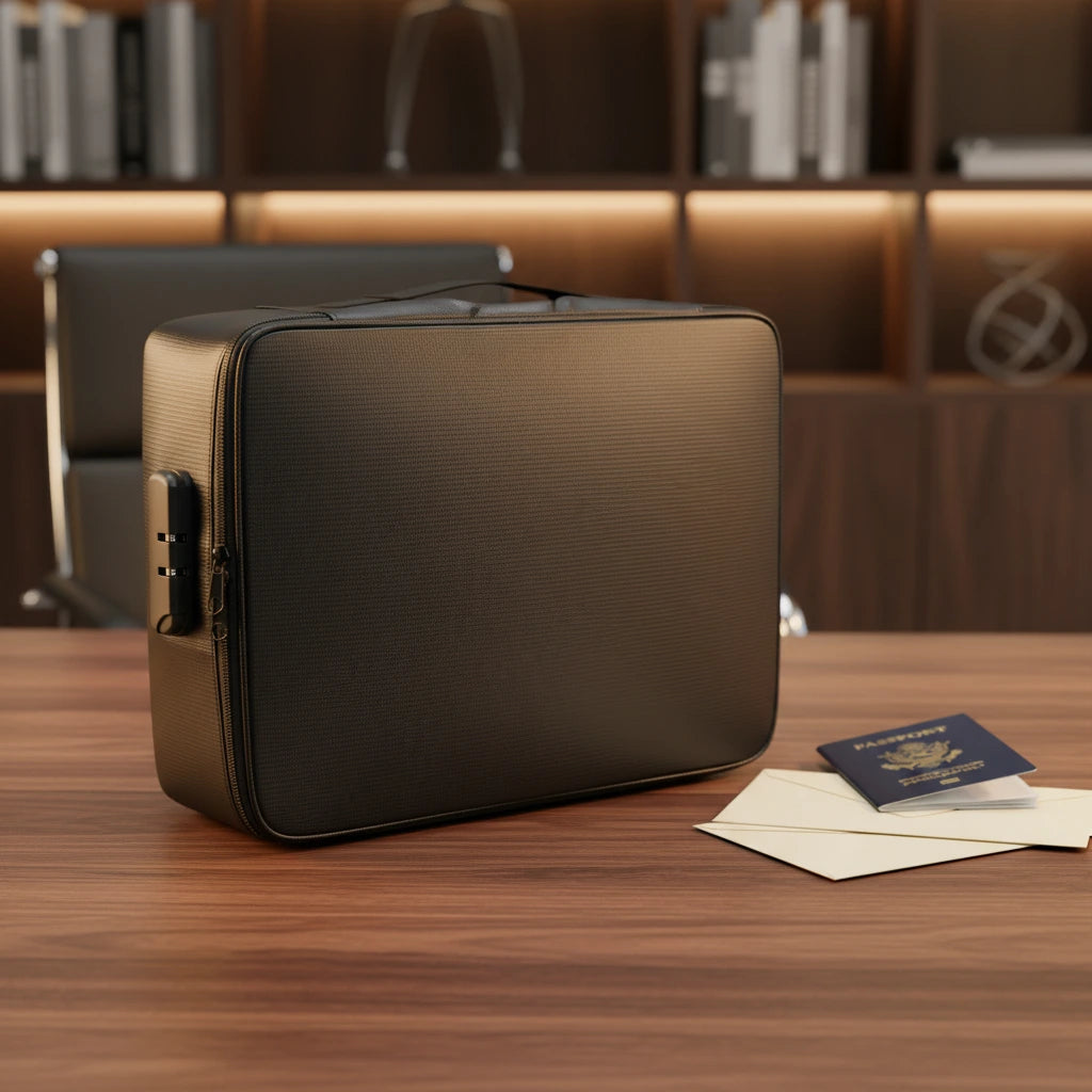 Bolsa de seguridad ignífugo e impermeable para documentos