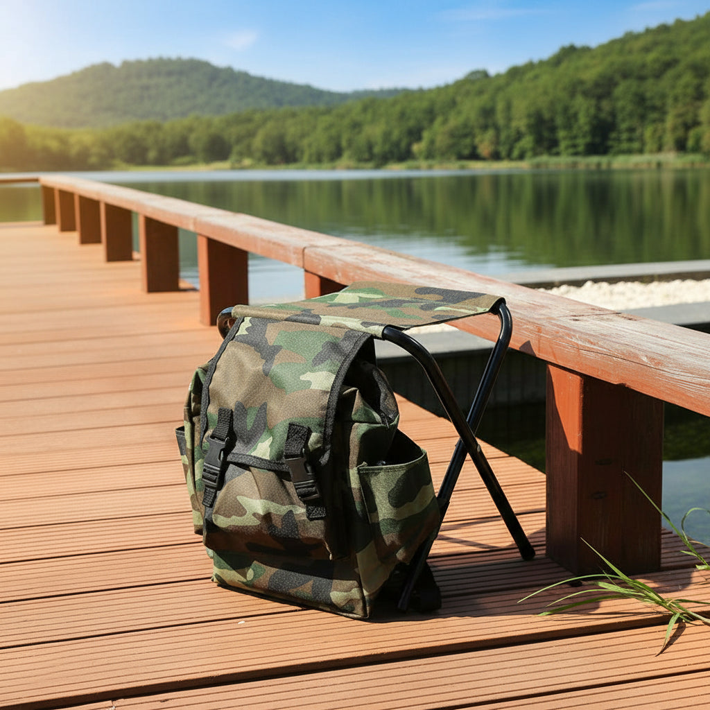 Mochila 2 en 1 con asiento plegable integrado