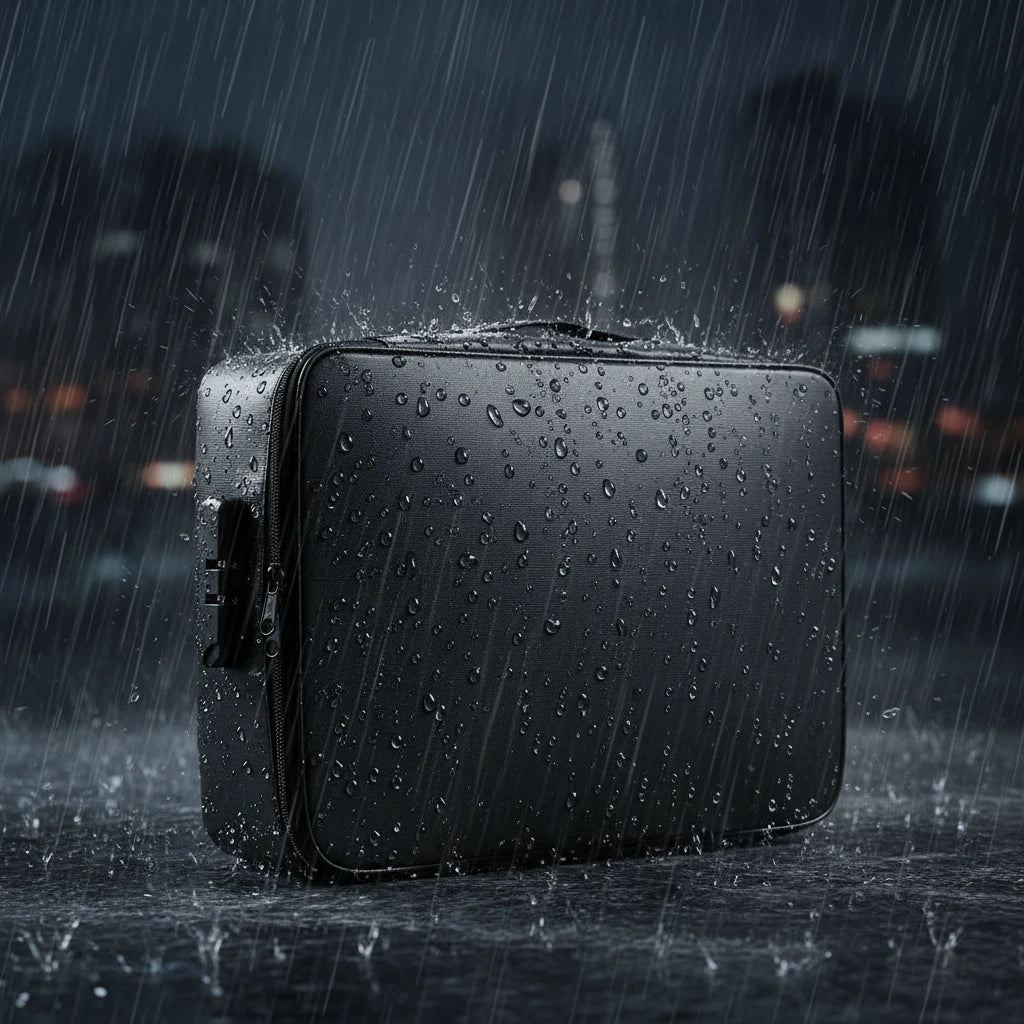 Bolsa de seguridad ignífugo e impermeable para documentos