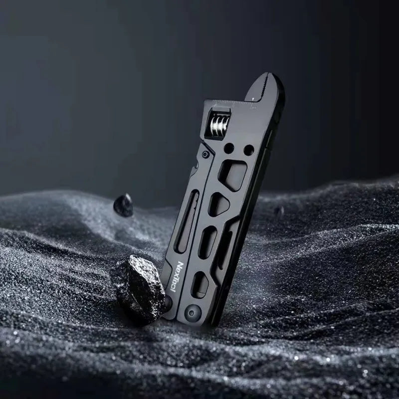 Herramienta multifunción con llave ajustable 9 en 1 de acero inoxidable