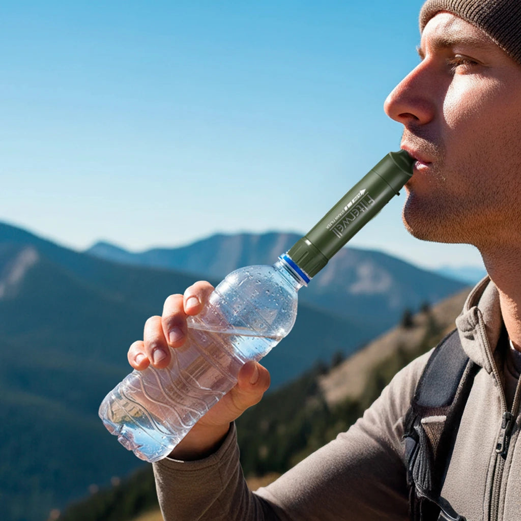 Filtro de agua portátil Filterwell con adaptador de 28/30 mm