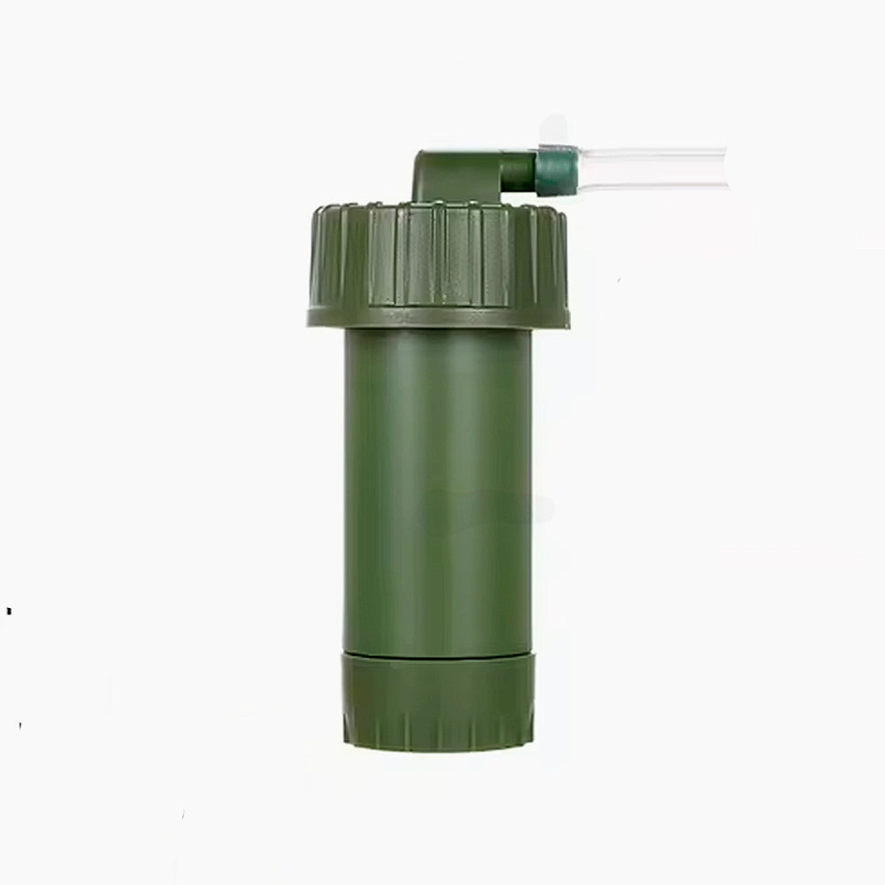 Purificador de agua portátil con sistema de bomba manual