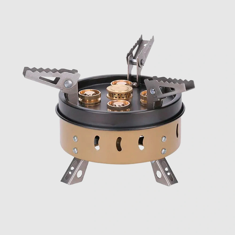 Estufa portátil de alta potencia de 11000 W, plegable y resistente al viento