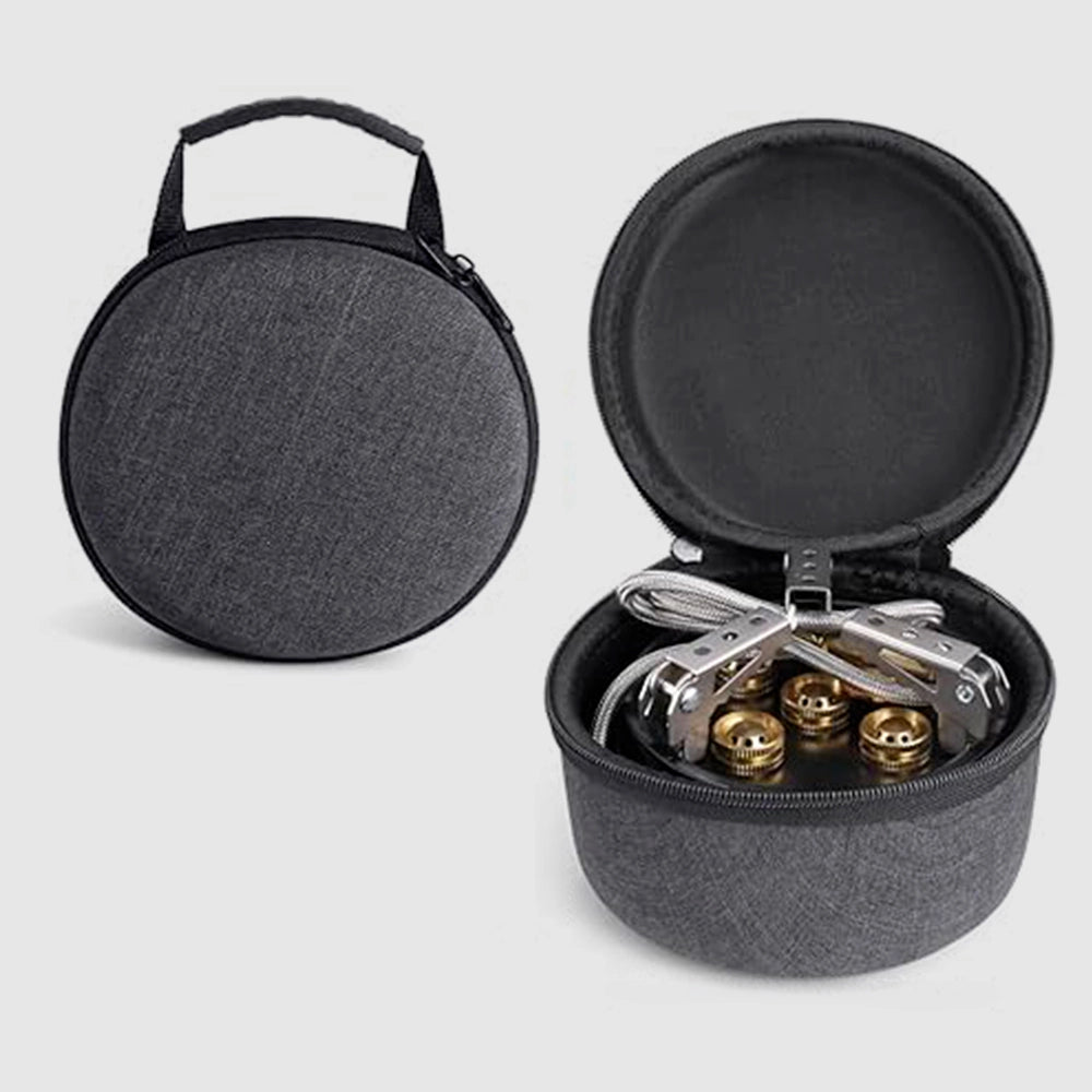 Estufa portátil de alta potencia de 11000 W, plegable y resistente al viento