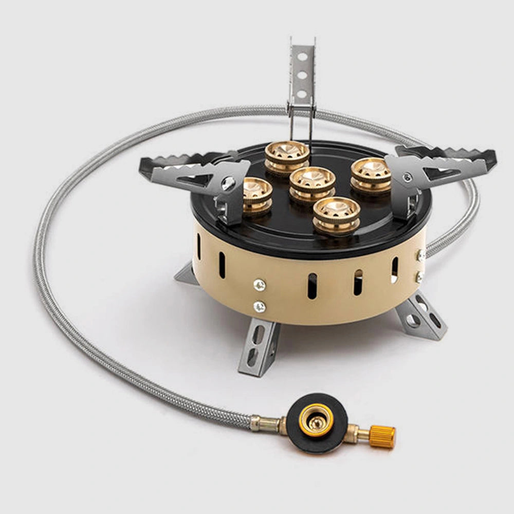 Estufa portátil de alta potencia de 11000 W, plegable y resistente al viento