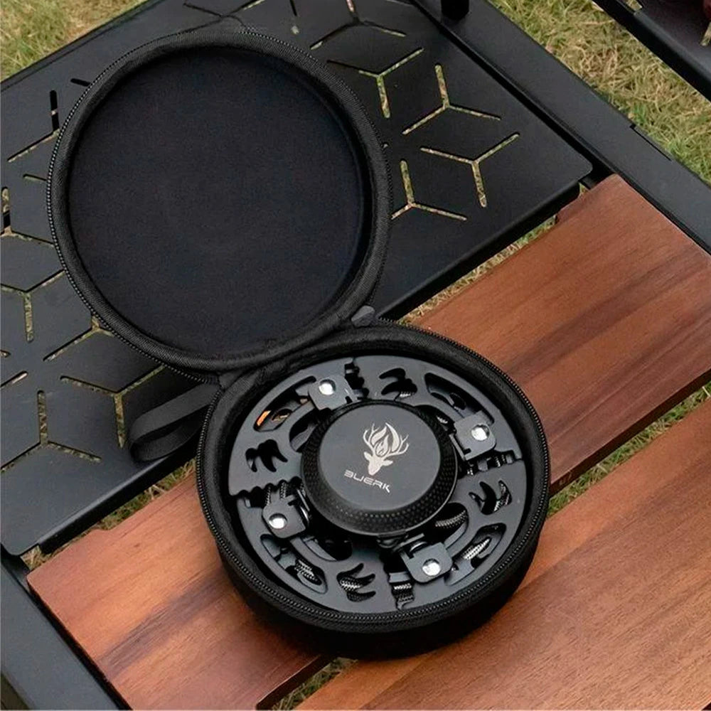 Estufa de camping portátil UFO de 3800 W, plegable y de alta potencia