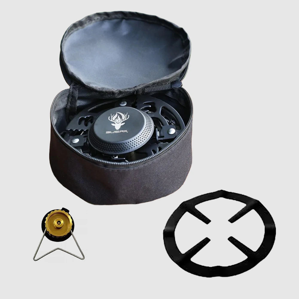 Estufa de camping portátil UFO de 3800 W, plegable y de alta potencia