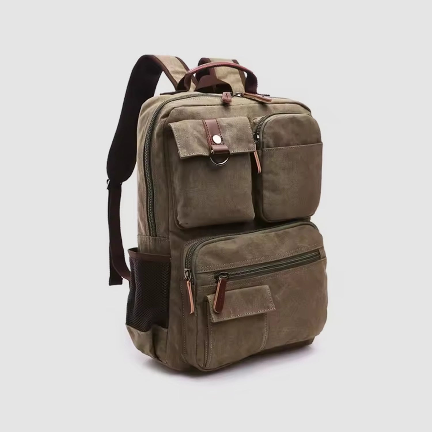 Mochila de Lona Reforzada 35L — Ideal para Kit de Emergencia 72h y Uso Diario