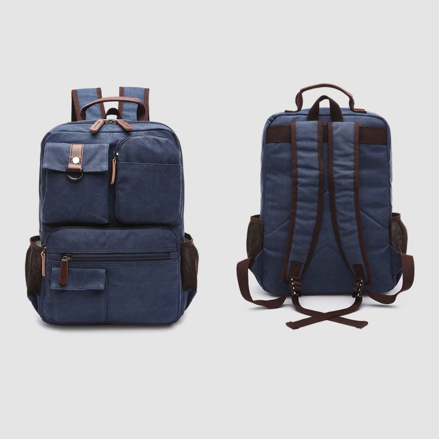 Mochila de Lona Reforzada 35L — Ideal para Kit de Emergencia 72h y Uso Diario