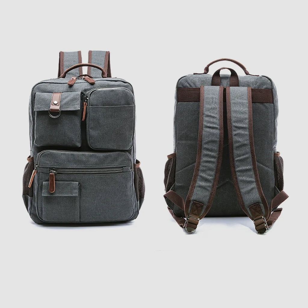 Mochila de Lona Reforzada 35L — Ideal para Kit de Emergencia 72h y Uso Diario