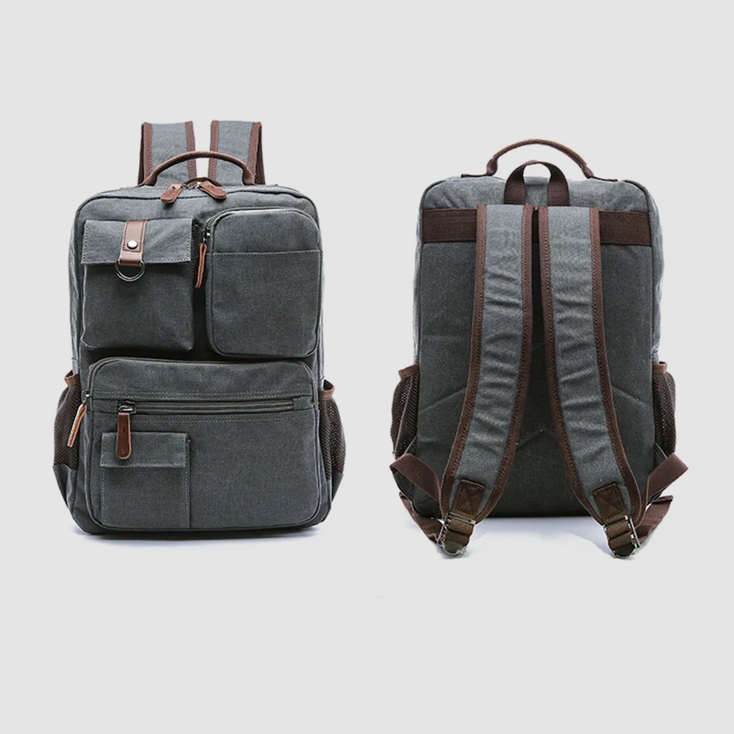 Mochila de Lona Reforzada 35L — Ideal para Kit de Emergencia 72h y Uso Diario