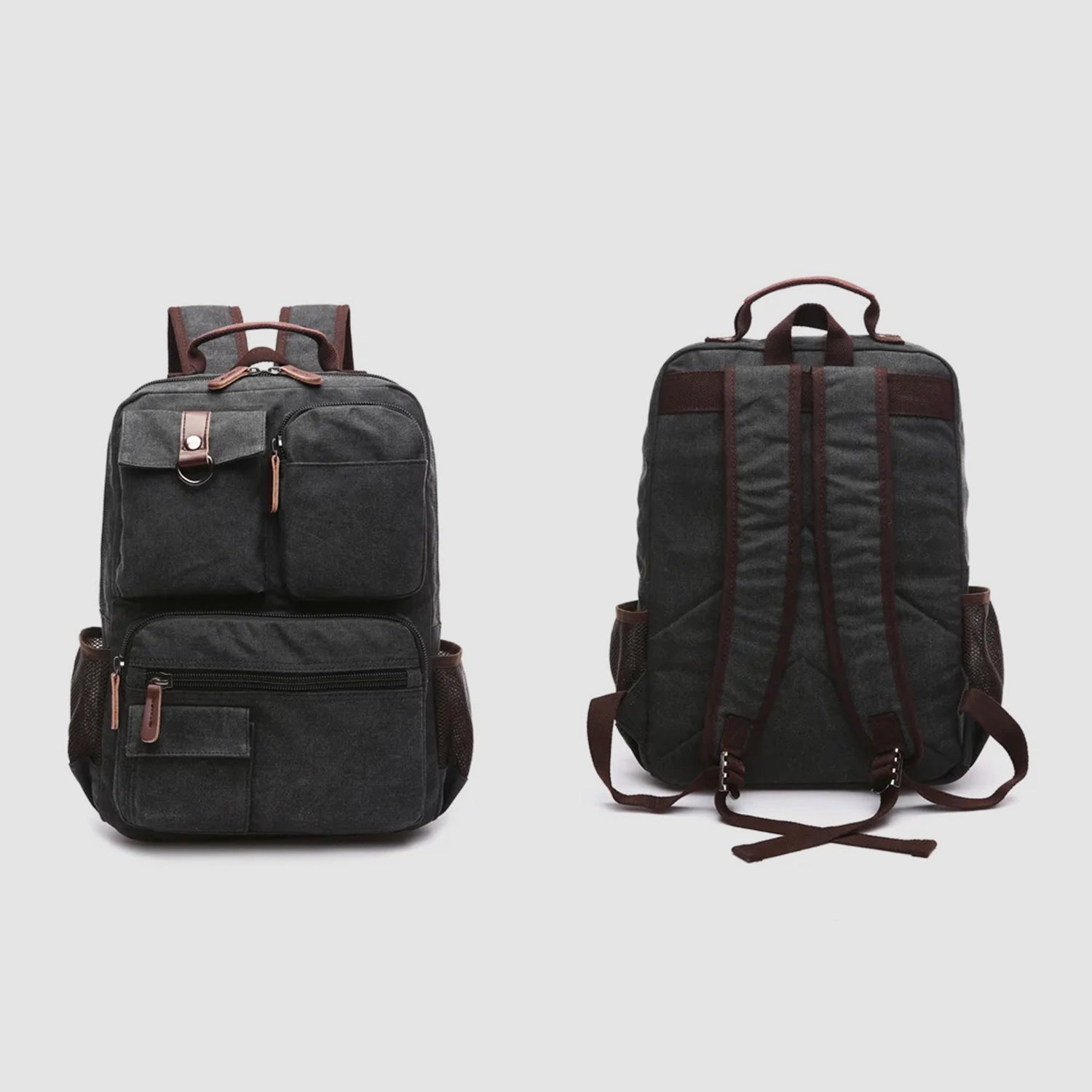 Mochila de Lona Reforzada 35L — Ideal para Kit de Emergencia 72h y Uso Diario