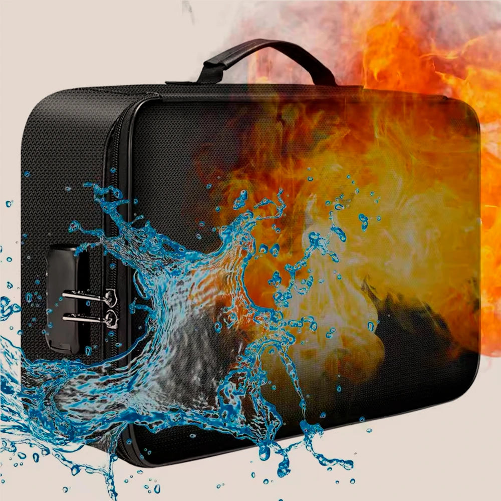 Bolsa de seguridad ignífugo e impermeable para documentos