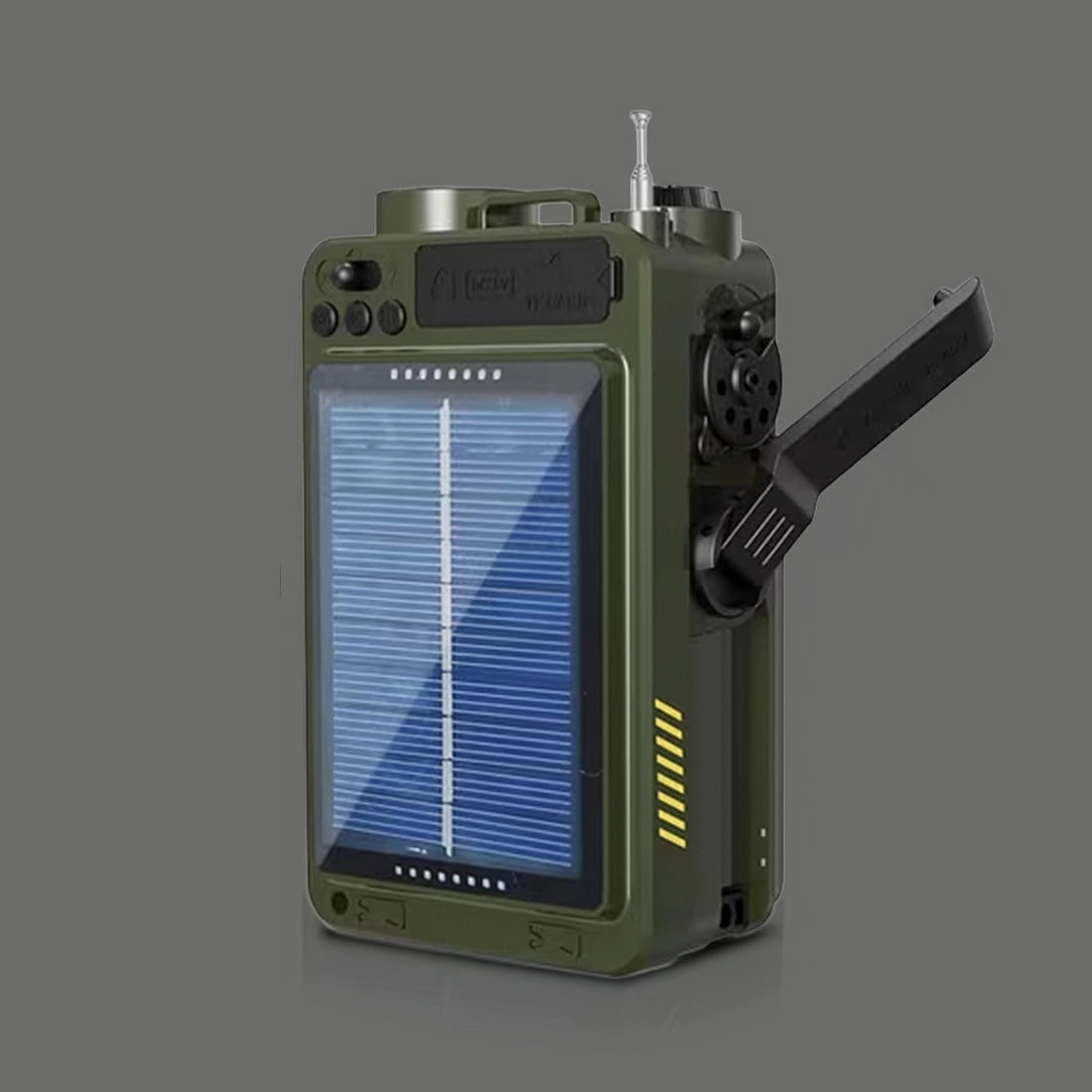 Radio portátil vintage con Bluetooth 5.0 y linterna LED